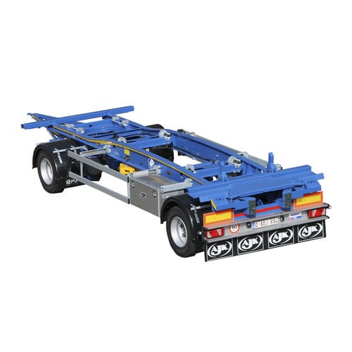Anhänger für Containertransport - 010x series - AJK NV - für Abfall / 2-Achsen / angehängt