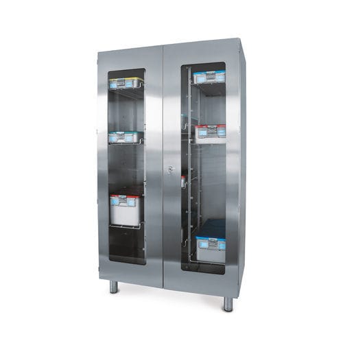Lagerschrank - 504 series - Conf Industries S.r.l. - bodenstehend / Fachböden / mit Doppeltür