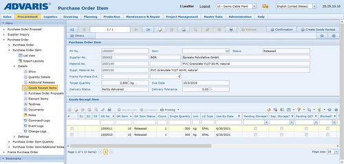 ERP-Software - ERP - ADVARIS Informationssysteme GmbH - Lagerverwaltung WMS / Berichtsmanagement / Kundendienst-Management