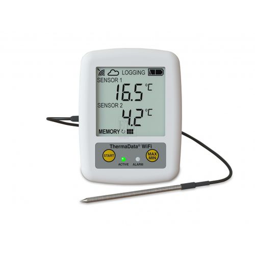 Temperatur-Datenlogger - ThermaData TD1F - Electronic Temperature Instruments Ltd - USB / WiFi / mit LCD-Display