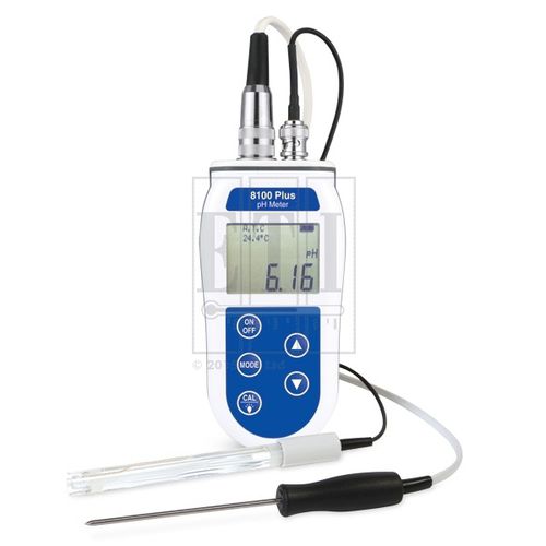 Tragbares pH-Messgerät - 8100 Plus - Electronic Temperature Instruments Ltd - Prozess / Labor / mit LCD-Display