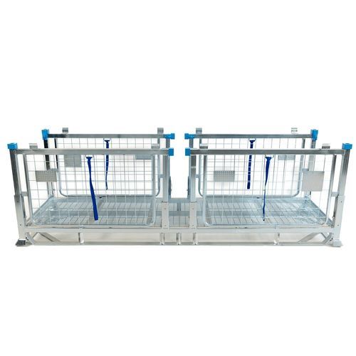 Zusammenklappbare Palettenbox - SmartCube® Jumbo - K. Hartwall Ltd - Maschendraht / Transport / Schutz