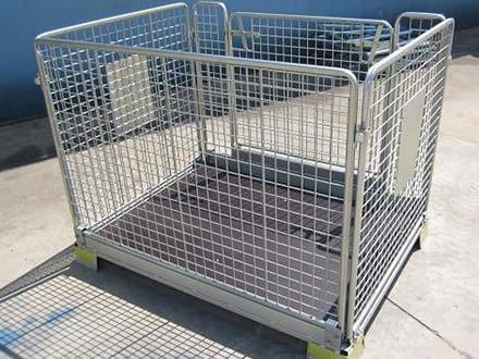 Zusammenklappbare Palettenbox - K. Hartwall Ltd - Maschendraht / Lager / Transport