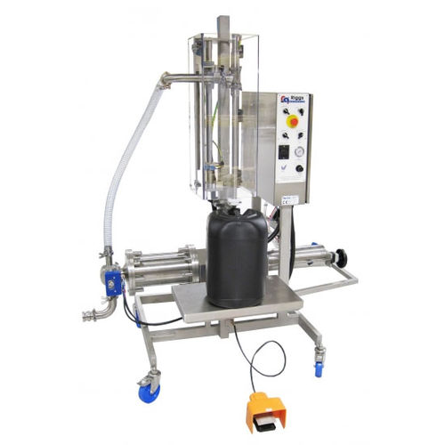 Halbautomatische Abfüllmaschine - Riggs Auto Pack Ltd - Kanister / für die Lebensmittelindustrie / pneumatisch