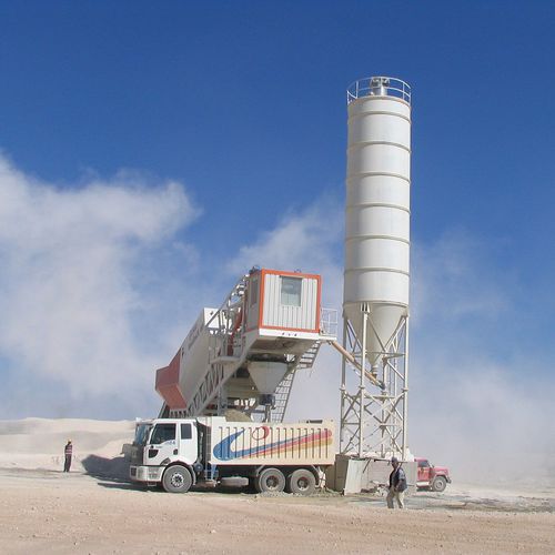 Mobile Betonmischanlage - MobilmiX 30 - GOKER Contruction Machines