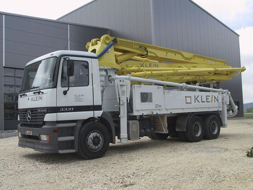 Mobile Autobetonpumpe - 37 Z4 XXT - GOKER Contruction Machines - für Baustelle
