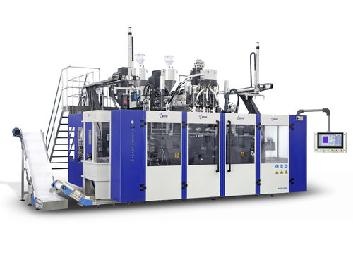 Blasformmaschine für Flaschen - B20D-900 - Suzhou Bestar Blow Molding Machinery Co.,Ltd. - Extrusion / für Container mit Griff / Doppelstationen