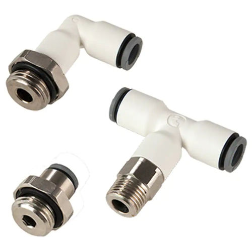 Anschluss für Gas - 68 series  - Parker Stratoflex - Push-to-Lock / 90°-Winkel / Winkel
