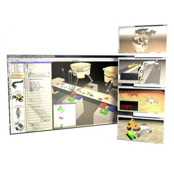 Simulationssoftware - V-REP - Hibot - für Roboteranwendungen / 3D / Windows