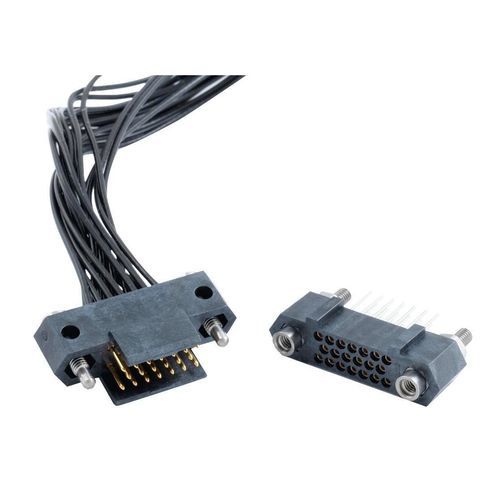 Datensteckverbinder - HDAS - AMPHENOL SOCAPEX - Kabel-an-Karte / Crimp / für die Luftfahrtindustrie
