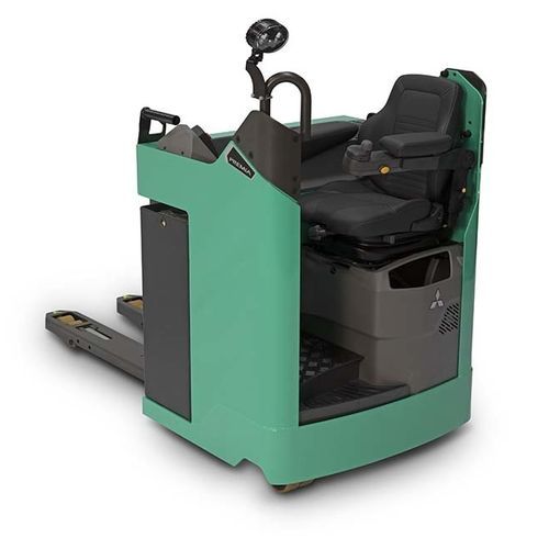 Elektrischer Hubwagen - PBS20-30N2 series - Mïtsubishi Forklift Trucks - mit Quersitz / 24 V / für Lagerhallen