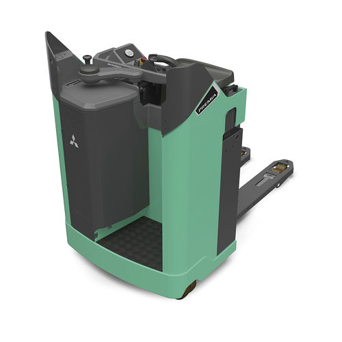 Elektrischer Hubwagen - PBR20-30N2 series - Mïtsubishi Forklift Trucks - mit Fahrerstandplatz / 24 V / schmal