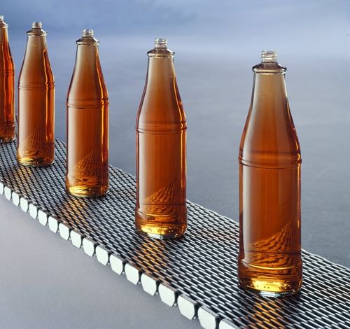 Edelstahl-Förderkette - Ramsey Products - Hohlwelle / Glied / für die Glasindustrie