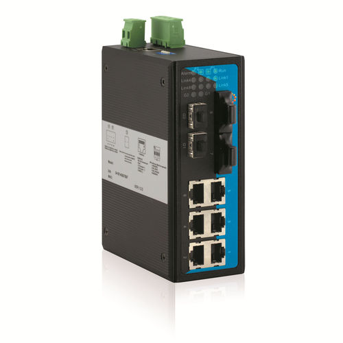 Ethernet-Switch / managed - IT-ES7110-IM-2GS-2F series - Intellisystem Technologies - 10 Ports / Gigabit / Standard