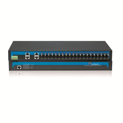 Ethernet-Switch / managed - IT-ES5024-IM-20F series - Intellisystem Technologies - 24 Ports / LWL / Standard