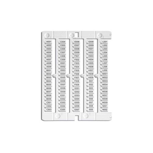 Kennzeichnungsetikett - NU series - Cabur - ABS / aus PC / Motorklemmbrett