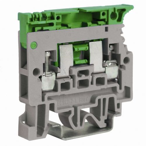 Klemmenblock auf DIN-Schiene - SF series - Cabur - Sicherung / Durchführung
