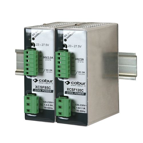 Stromversorgung für DIN-Schiene - XCSF85 - Cabur - AC/DC / Einfachausgang / Schaltnetzteil