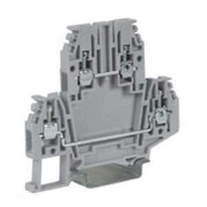 Klemmenblock auf DIN-Schiene - D series  - Cabur - zweistufig / Durchführung
