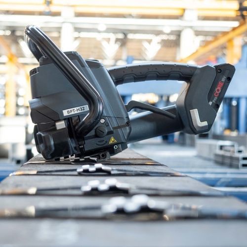Batteriebetriebenes Umreifungsgerät - BPT - STRAPEX - für Stahl-Spannreifen / mit Sohle / halbautomatisch
