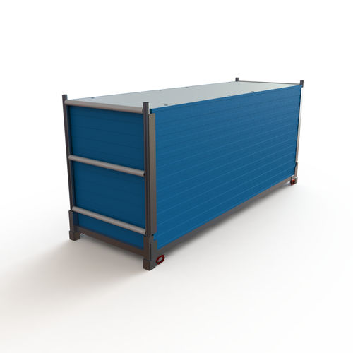 Lagercontainer - JEAN FOUR-EUROBRESS - Transport / Kunststoff / stapelbar