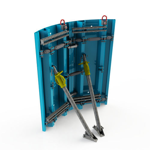 Zirkuläre Schalung - Modulaire  MC - JEAN FOUR-EUROBRESS - Modul / gebogen