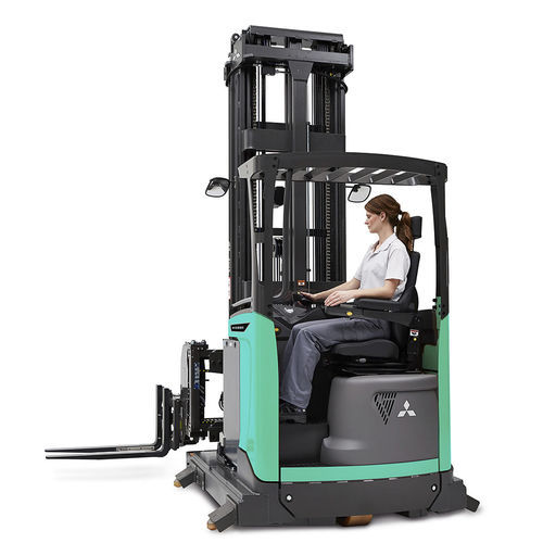 VNA-Schubmaststapler - THD13-15N3 series - Mitsubishi Forklift Trucks - elektrisch / Sitz / für Lagerhallen