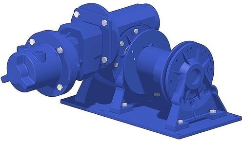 Pneumatische Winde - LV series - EMCÉ - Drahtseil / für Hubanwendungen / mit Schnecke