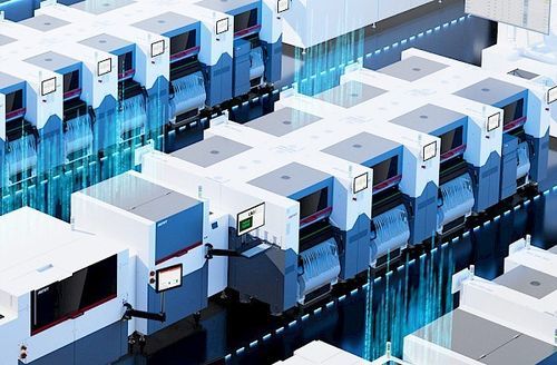 Bestückungsmaschine für BGA - SIPLACE V - ASM Assembly Systems - SMT / für Kamera / modular