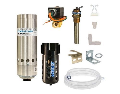 Seitenmontierte Klimaanlage für Schaltschrank - 4840 - EXAIR - kompakt / für EDV-Säle / Industrie