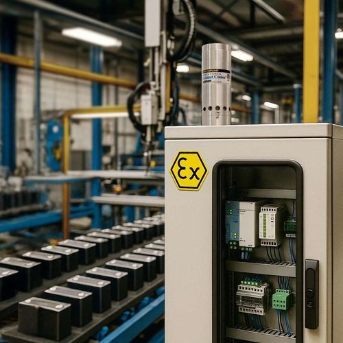 Seitenmontierte Klimaanlage für Schaltschrank - ATEX4840SS - EXAIR - vertikal / kompakt / für EDV-Säle