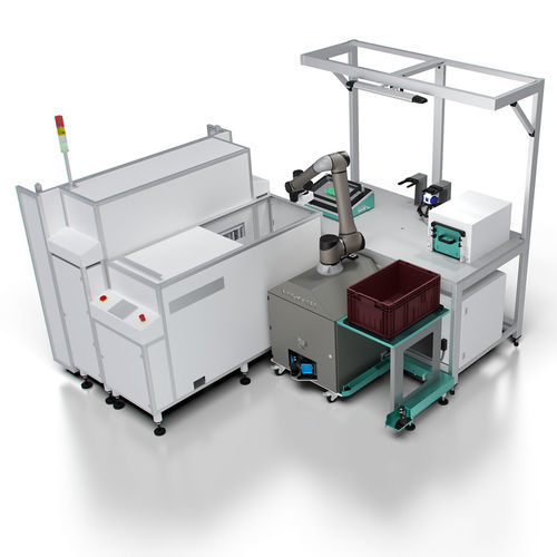 Montagestation - FLEXIMATE - ENGMATEC GmbH - elektronisch / Modular / mit kollaborativem Roboter