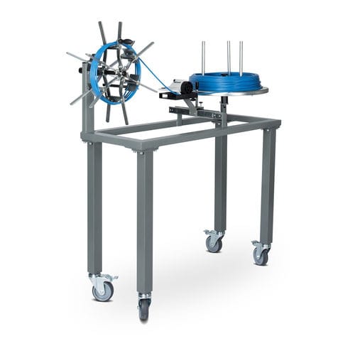 Auf- und Abwickelgerät / für Spulen - MESSROL 450 - Kabelmat Wickeltechnik GmbH - für bahnförmige Materialien / für Kabel / manuell