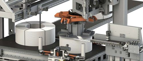 Spulmaschine für die Rohrfertigung - RINGROL 1200 - Kabelmat Wickeltechnik GmbH - automatisch