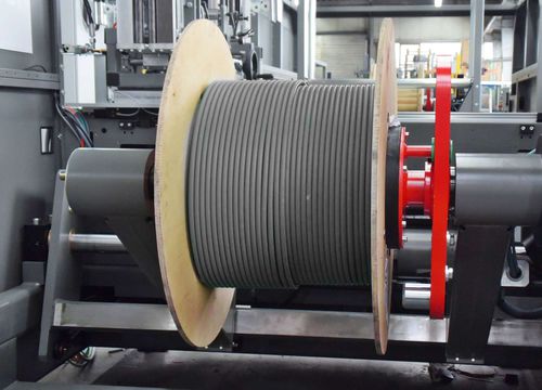 Spulmaschine für Kabel - UMROL 1600 (1800) AUF - Kabelmat Wickeltechnik GmbH - für die Rohrfertigung / automatisch