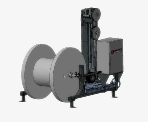 Kabeltrommelabwickler - TROMTRAK 1250 MOT - Kabelmat Wickeltechnik GmbH - automatisch / mobil