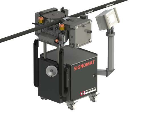 Heiß-Markiermaschine - SIGNOMAT - Kabelmat Wickeltechnik GmbH - für Kunststoff / integrierbar / Kabel