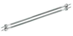 Rohrförmiges Heizelement - HX series - CCI Thermal Technologies Inc. - Rippen