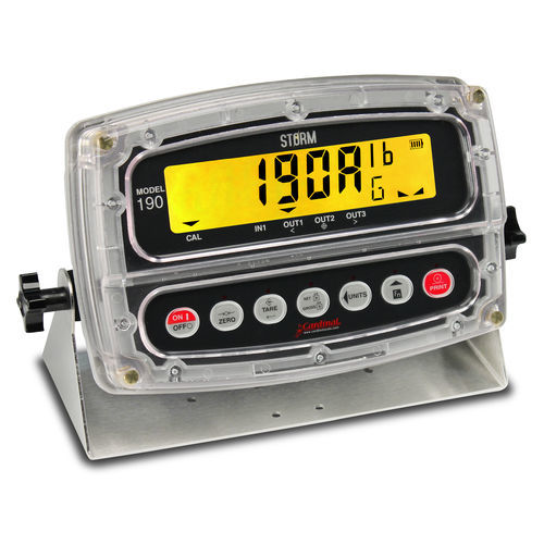 Wägeindikator mit LCD-Anzeige - 190A Storm - Cardinal Scale - tragbar / wasserdicht / IP69