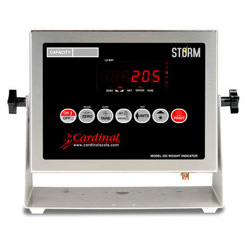 LED-Display-Wägeindikator - 205 Storm - Cardinal Scale - Benchtop / wandmontiert / für raue Umgebungen