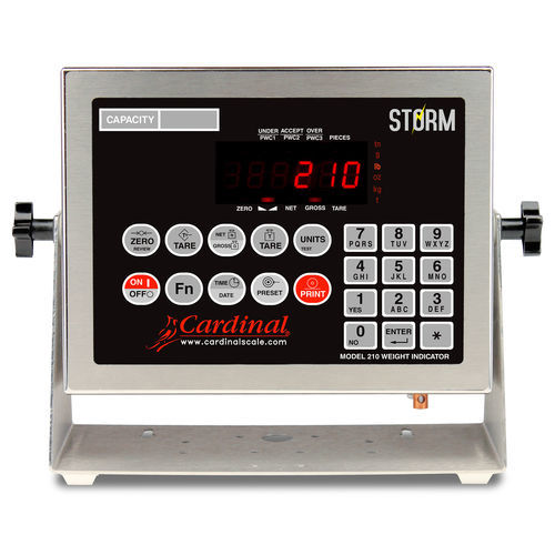 LED-Display-Wägeindikator - 210 Storm - Cardinal Scale - Benchtop / wandmontiert / wasserdicht