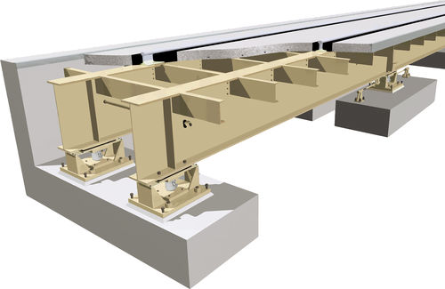 Statische Gleiswaage - RSCA series - Cardinal Scale - robust / Stahl / Beton
