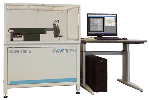 Mikroskop für Analyse - SAM 300 E - PVA TePla Analytical Systems GmbH - SAM für Wafer