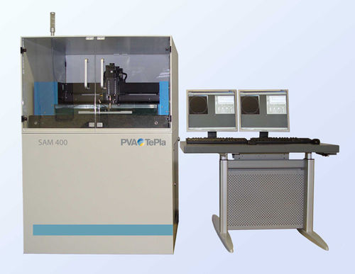 Mikroskop für Analyse - SAM 400 - PVA TePla Analytical Systems GmbH - für Forschungszwecke / mit hoher Drehzahl / SAM für Wafer