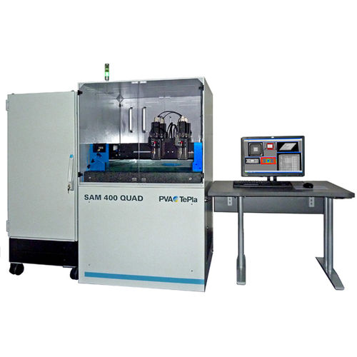Mikroskop / SAM für Wafer - SAM 400 QUAD - PVA TePla Analytical Systems GmbH - für Analyse / für Forschungszwecke / mit hoher Drehzahl