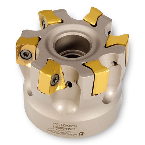 Walzenstirnfräser - DiPosTetra™ TJ5Q-20R01 - Ingersoll Cutting Tools - Wendeplatten / Plan / für Stahl