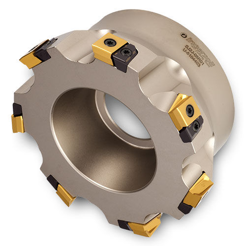Fräser / positive Wendeplatte - Gold-Max 4™ SJ series - Ingersoll Cutting Tools - Plan / für Gusseisen / für Stahl