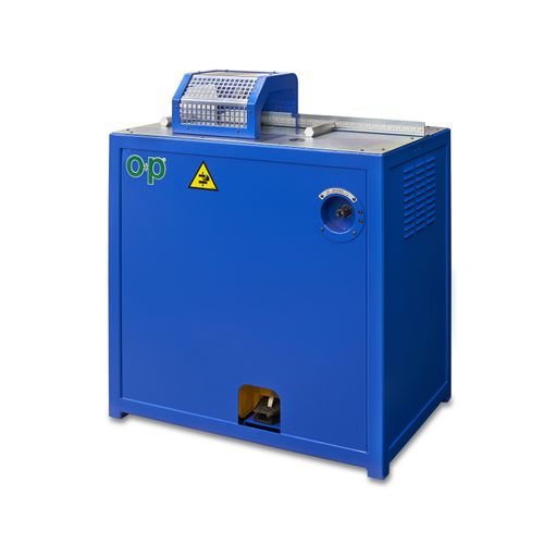 Rundmesser-Schneidemaschine - TF3 PI - OP Srl - für Gummi / für Schläuche / Pedal