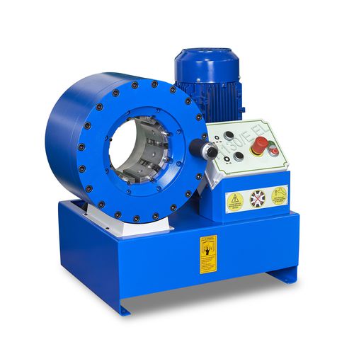 Armierungsautomat für Schläuche - TUBOMATIC H130/E EL - OP Srl - für Hydraulikschläuche / automatisch / hydraulisch