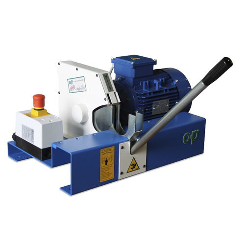 Schlauchtrennmaschine - TF2/E - OP Srl - Rundmesser / für Gummi / dreiphasig
